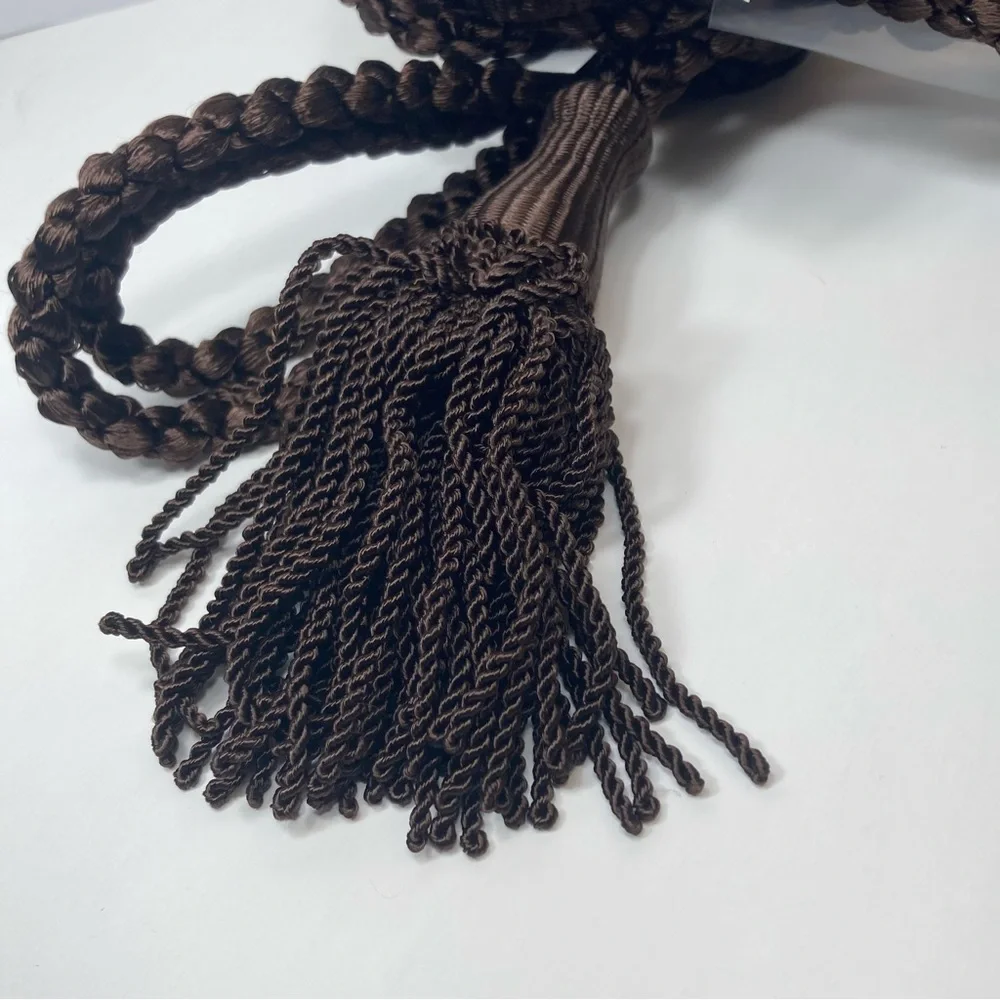 Brown Drapery Curtain Chair Tie Back 24